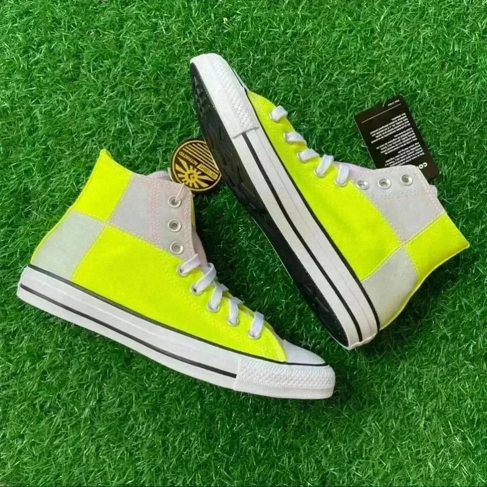 Converse All Star Chuck Taylor Ctas Hi Lemon Yellow (faded) - Picture 4 of 5